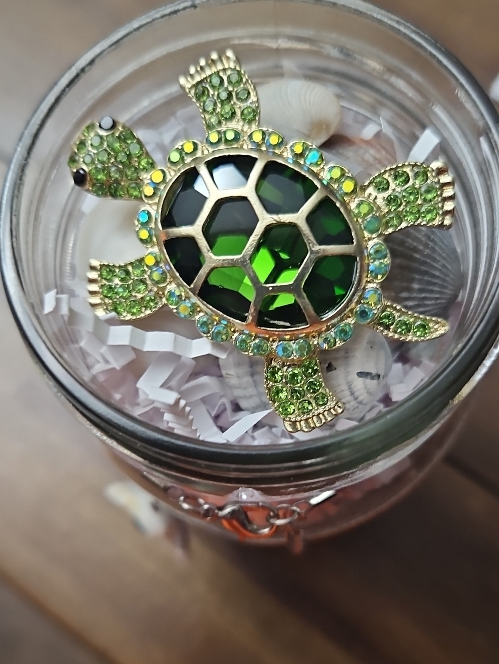 Beachy Ocean Jewelry Jar
